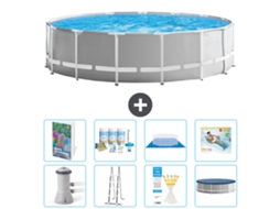 Intex Piscina Prism Frame Redonda - 457x122 Cm - 9-peças S683