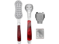 Kit de máquina de lavar em aço inoxidável para limpeza e esfoliação da pele.
