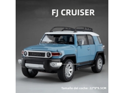 (estilo 1 Azul) Miniatura De Carro Land Cruiser Na Escala 1:24, Feita De Liga Metálica.