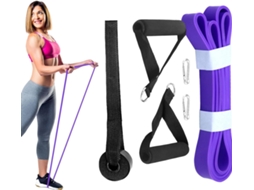 Conjunto De Faixas Elásticas Látex Para Alongamento E Exercícios | Faixa Elástica Treinamento Muscular