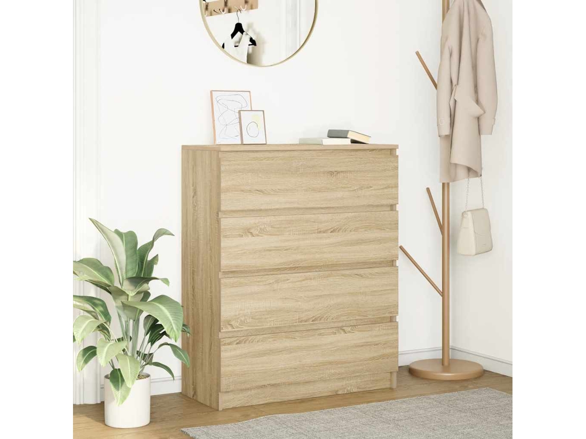 Aparador 80x35x99 cm Madera Roble Sonoma Deriv.