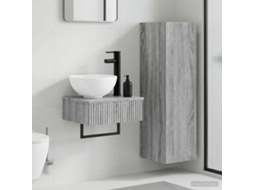 Vidaxl Conjunto De Móveis Para Banheiro 2 Unid. Sonoma Cinzento