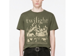 Rockinstone Twilight Plot Military Green T-shirt Size:xl
