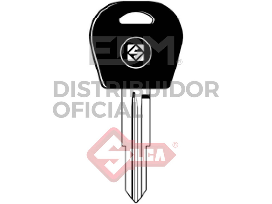 Chave Transponder sem Chip SILCA - com Tampa para Chevrolet-Daewoo, Chevrolet Usa, Opel-Vauxhall e Saturn Dwo5Te.