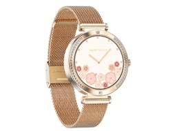 Smartwatch Feminino Frequência Cardíaca Oxigênio no Sangue Ciclo Menstrual Cuidados Monitoramento do Sono Bluetooth Rosa Yizhood