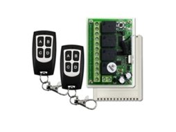 Módulo Receptor De Relé De 433 Mhz 12 V 24 V Com 2 Transmissores, Interruptor De Controle Remoto Sem Fio Rf Para Garagem