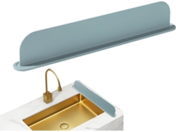 Protetor de silicone contra derramamento para Pia, barril de água reutilizável extra longo de 48 cm e 19 polegadas para cozinha.