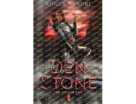Livro The Den of Stone de Roger Sandri (Inglês)