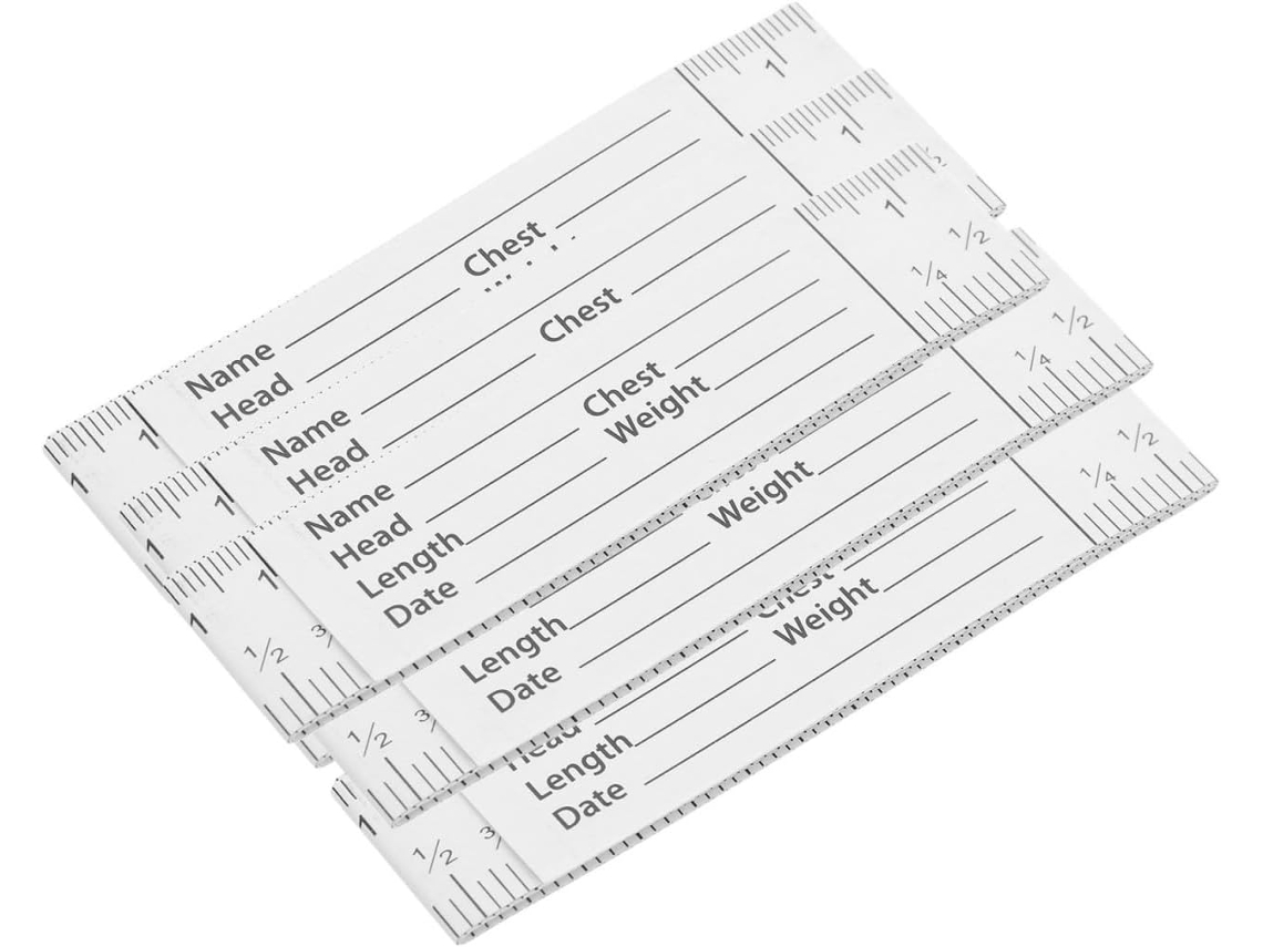 Conjunto De 10 Réguas Papel Com Marcações Legíveis E Escala Em