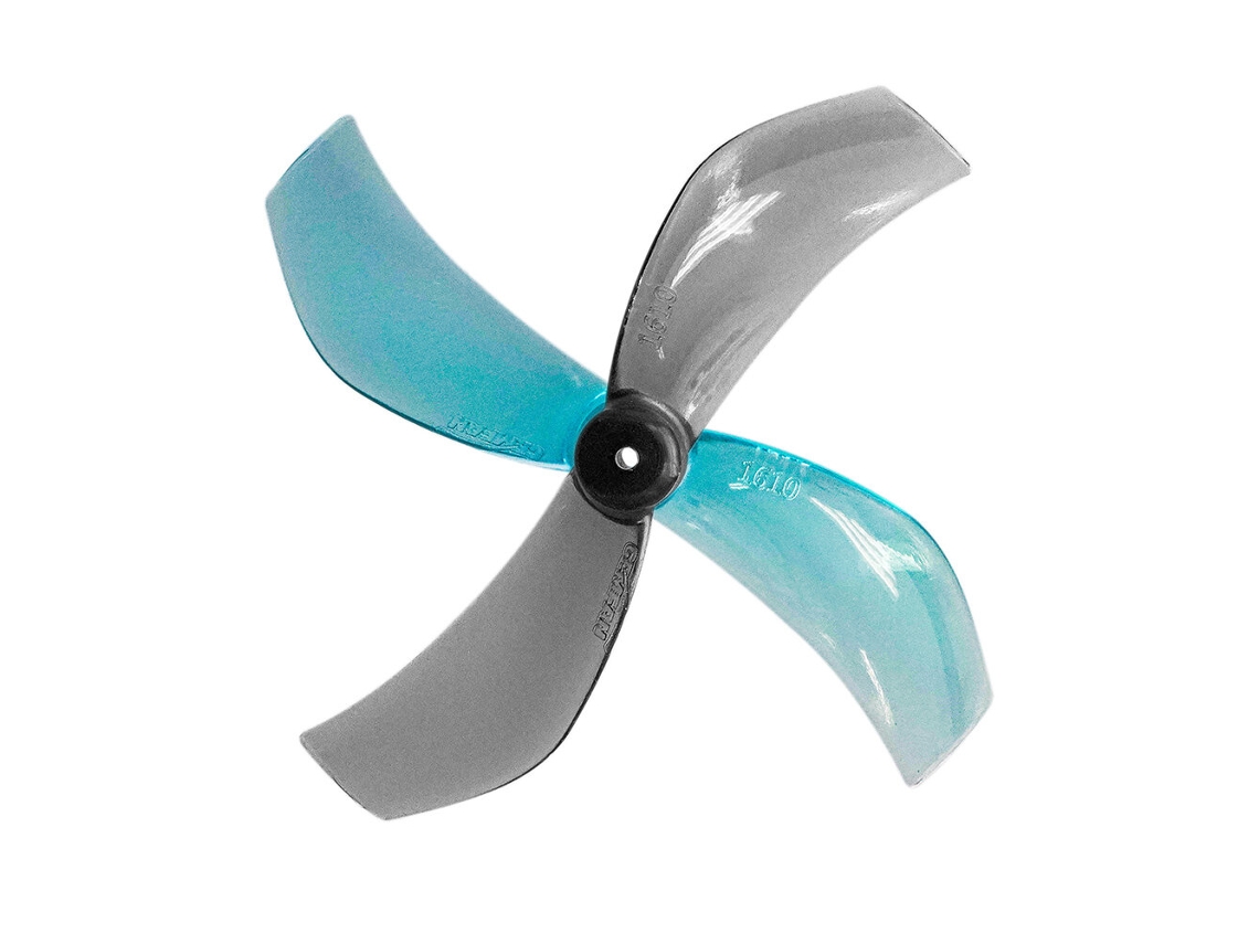 Hélice Gemfan 1610 de 40 Mm com 2 Pás e Furo de 1,0 Mm/1,5 Mm para Drone de Corrida Fpv Flywoo Firfly 1s Nano Baby Rc MDUG (1,6 X 1,0 Polegadas)