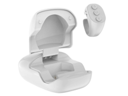 Controle Remoto Sem Fio Bluetooth 5.3 Em Formato De Anel Para Smartphone, Tablet E Plataforma De Vídeos Curtos, Ideal Para Uso Deitado.