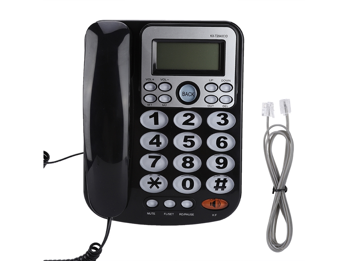 Telefone Com Fio Com Identificação De Chamadas E Alto Falante