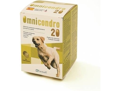 Complemento Alimentar para Cães  Omnicondro 20 (300 Comprimidos - Porte Grande)