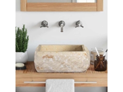 Vidaxl Lavatório 30x30x13 Mármore Cor Creme