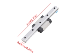 Laxiscreed Guia Linear Miniatura Para Movimento Suave E Precisão Em Mecanismos