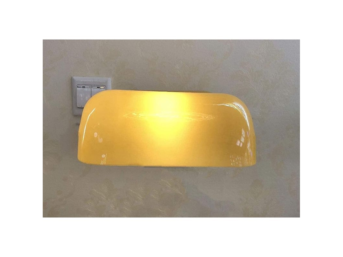 Abrigo de Lâmpada Nova Line de Vidro, Amarelo, para Substituição