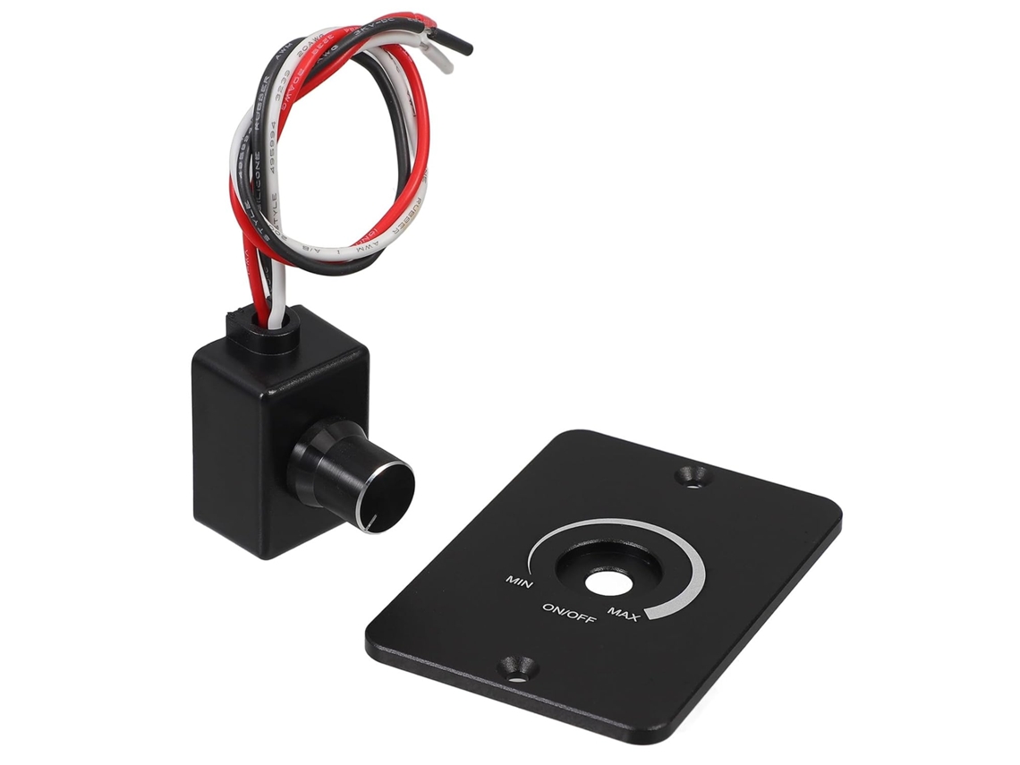 Interruptor dimmer de 12V para iluminação LED em autocaravanas - Botão rotativo manual