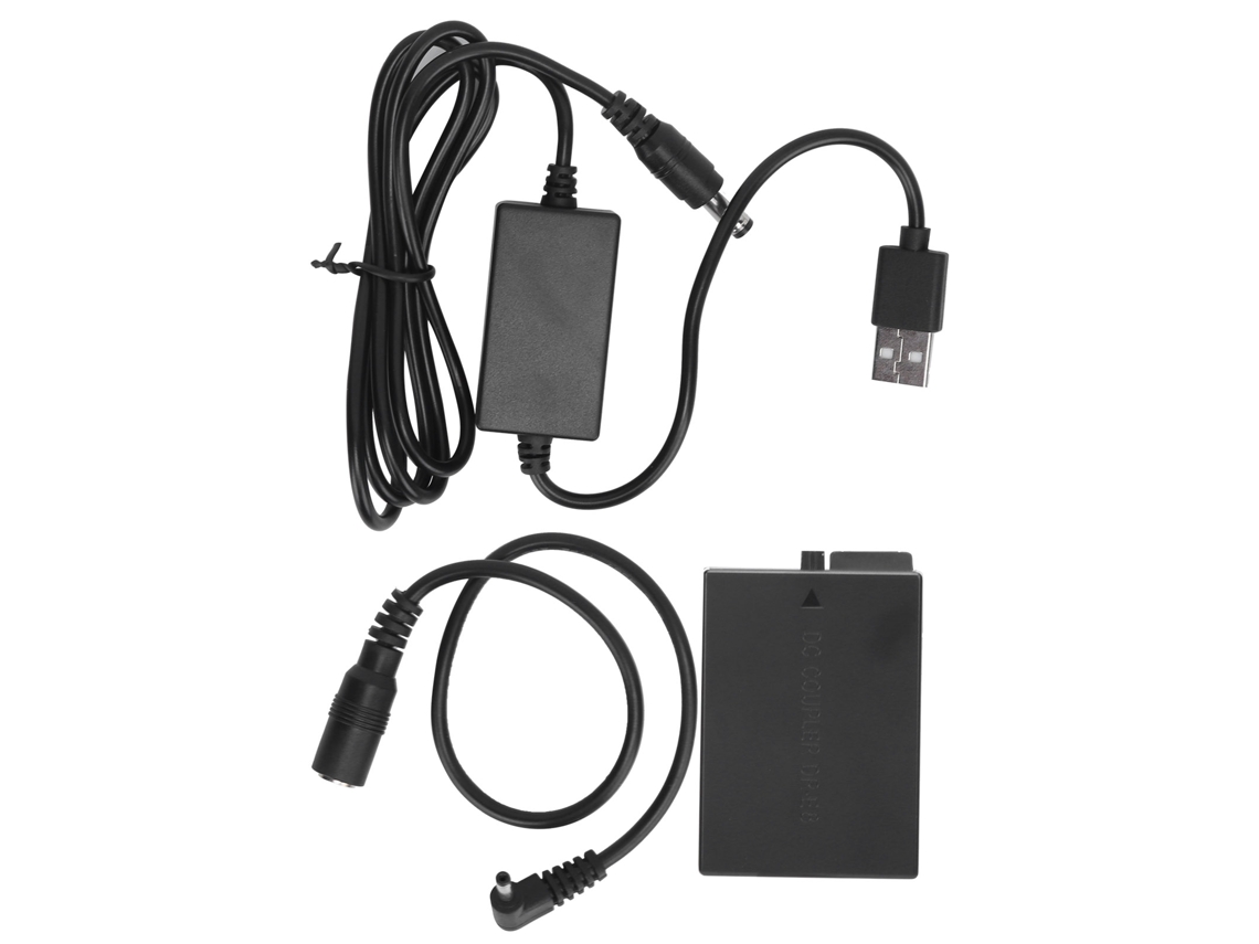 2026 bateria Falsa Lp e8 com Cabo Usb para Canon 550d 600d Kiss X7i X6 X5 X4