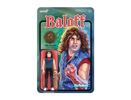 Figura Super7 EXODUS Paul Baloff Reaction Figura de Ação 3.75