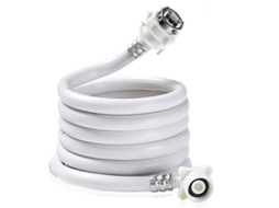 Mangueira de Entrada Água para Máquina de Lavar Roupa, Feita de Pvc Premium com Conectores, Mangueira Flexível e Resistente a Tensões BRILVIBERA