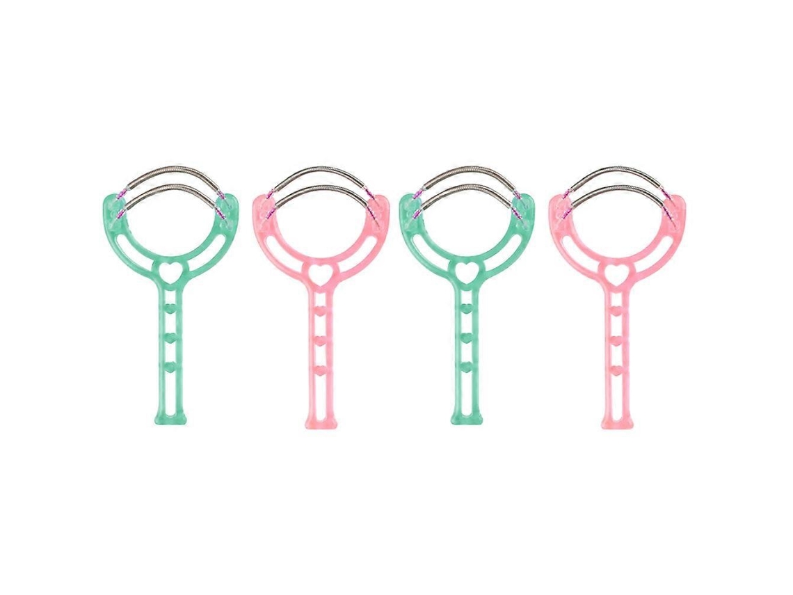 4 Depiladores De Plástico Com Mola Para Mulheres Ly Ebike (rosa E Verde)