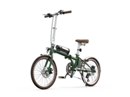Bicicleta Elétrica Dobrável Adulto ONESPORT Ot02 Pro Motor 250 W Verde 20 Polegadas