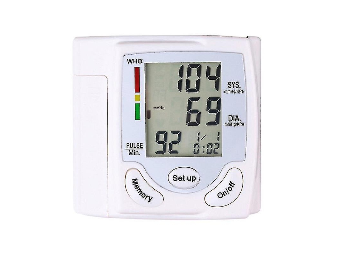 Monitor Automático De Pressão Arterial De Pulso Com Tonômetro E Visor Lcd Digital Ly Ebike
