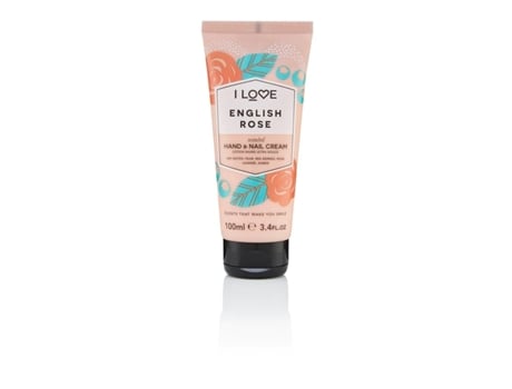 Creme Para Mãos E Unhas I Love English Rose, 100ml