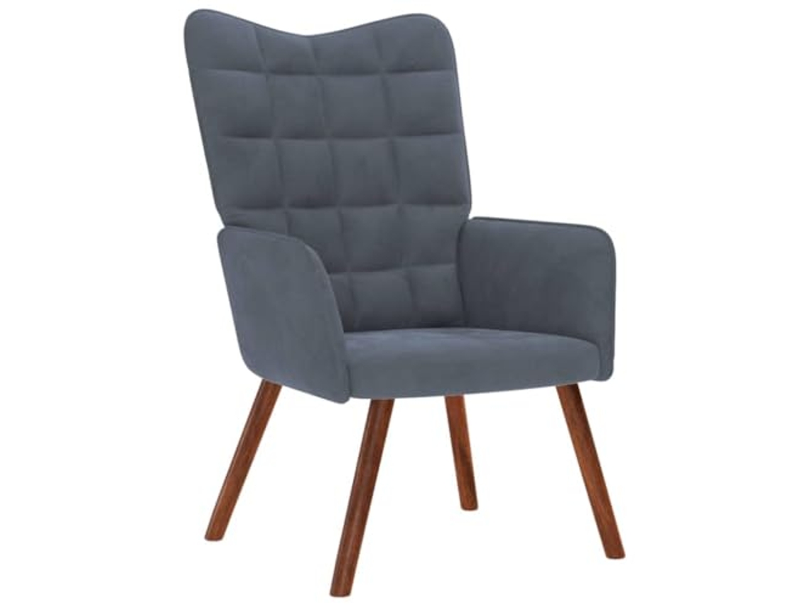 Relaxing Chair, Relaxing Chairs Vidaxl Cinzeto Veludo