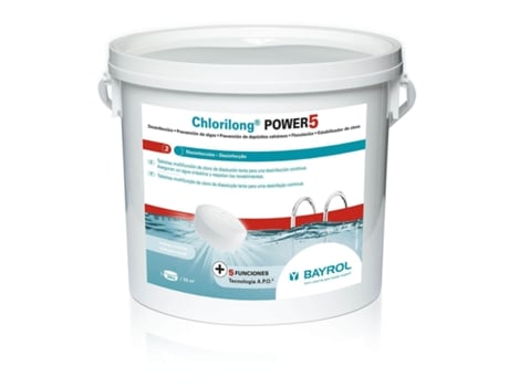 Chlorilong Power 5 BAYROL 10 kg 2U X 5Kg