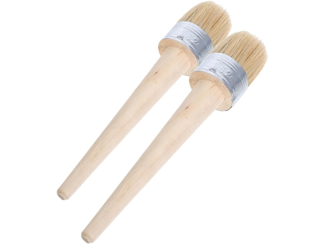 Conjunto De 2 Pincéis Para Móveis Com 50 Peças Cada, Cerdas Duráveis De 1 Mm, Ideais Para Pintura.