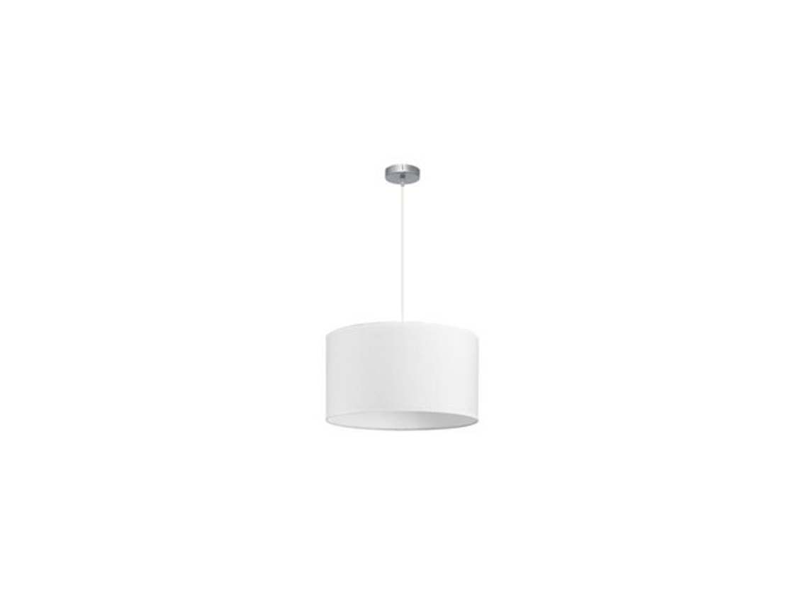 Pingente Dori 1xe27 Níquel/branco Regx45x45 Cm Fabrilamp