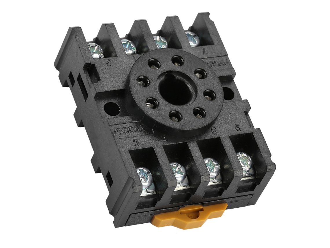 Laxiscreed Base Para Relé De Potência De 8 Pinos, Compatível Com Mk2p E Ah3