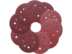 Discos de lixa de 5 polegadas, placas de lixa de 8 furos, lixa de velcro de 125 mm