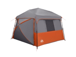 Conjunto 1 Abrigo De Camping Vidaxl Cinzento Poliéster (458 X 458 X 230 Cm)