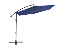 Maison Exclusive - Guarda-sol De Jardim Cantilever C/ Poste Alumínio 300 Cm Azul