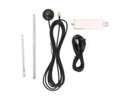Laxiscreed Receptor Sdr De Banda Completa De 0.1mhz A 1.7ghz Com Antena E Tcxo