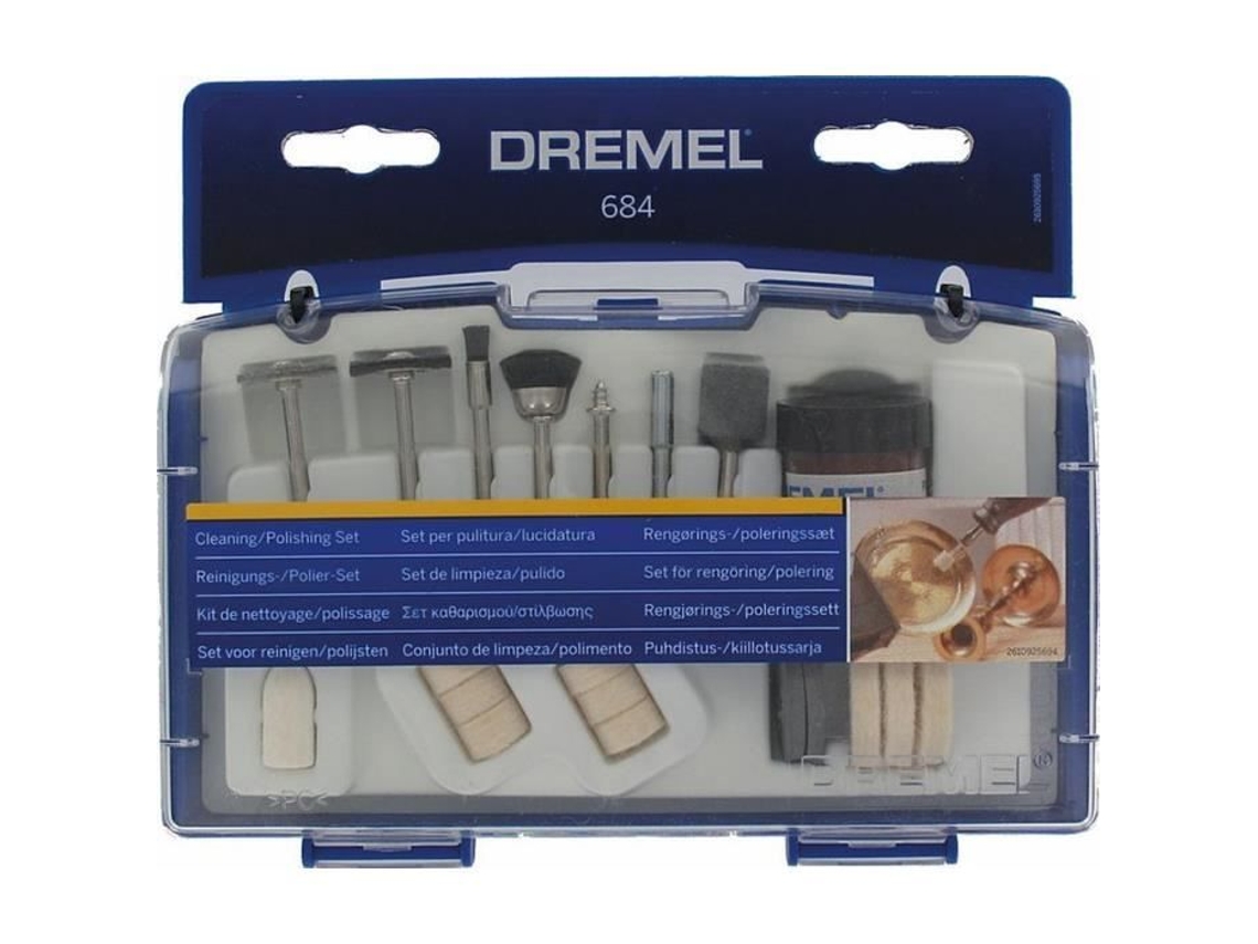 Caixa Com 20 Acessórios Para Dremel 684(de Limpeza E Polimento Ferramentas Multifuncionais)
