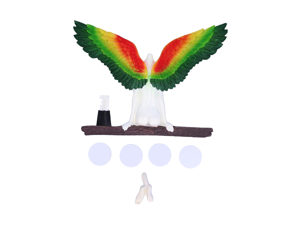 Estátuas Decorativas Asa De Anjo Resina Tamanho L 20