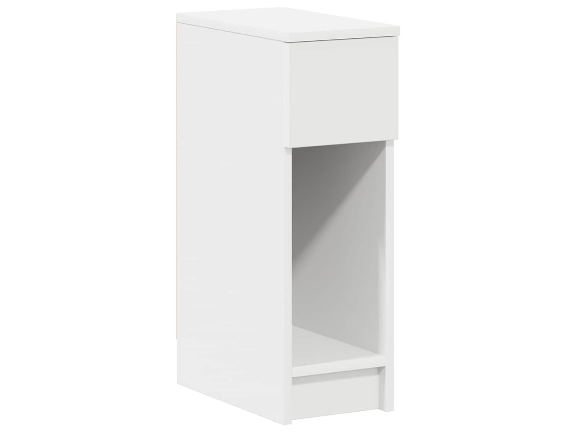 Mesa de Cabeceira com Gaveta 20x36x60 Cm Branco MAISON EXCLUSIVE