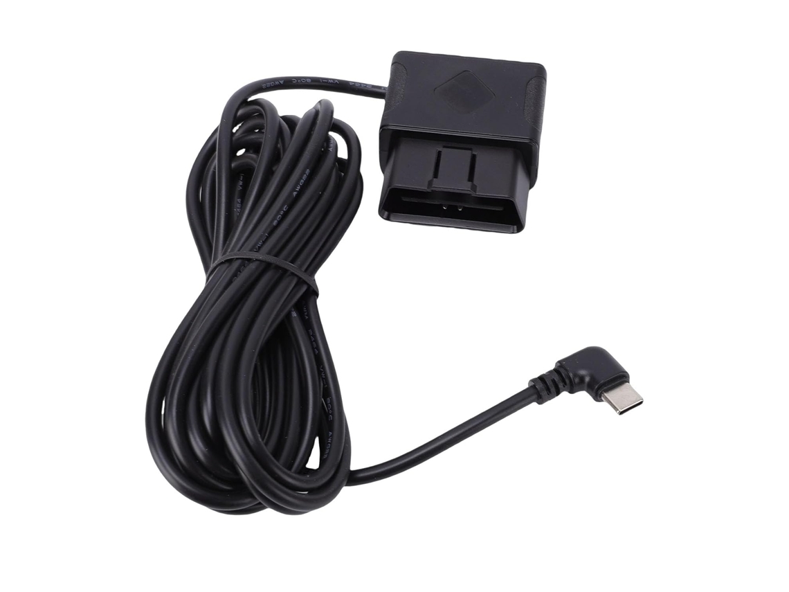 Gedourain Kit De Cabo Para Câmera Quadro Bordo, Alimentação Obd, Adaptador Usb Tipo C 11,5 Pinos Vigilância