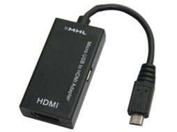 Cabo Conector Micro Usb para Hdmi Mhl de 11 Pinos 4k Alta Velocidade Pc Tv Portátil Jogos STELASPLEN