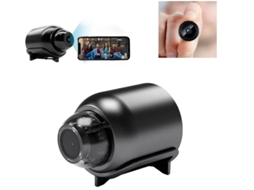 Minicâmera Bestvite X5 HD 1080p Wi-Fi com detecção de movimento, preta