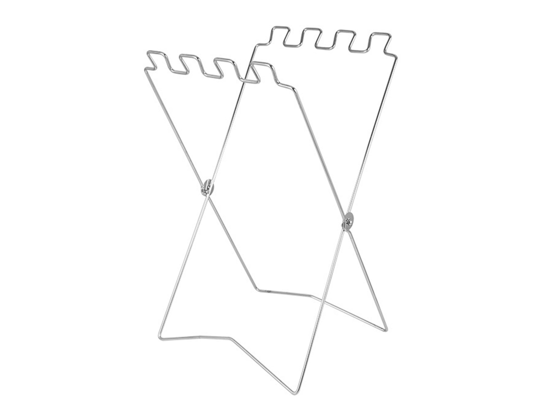 Suporte Para Saco De Lixo, Dobrável, Aço Inoxidável, Branco, Portátil, Lurelia