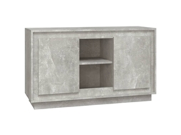 Sideboard, Sideboards Vidaxl Cinzeto Madeira Processada (n/a)