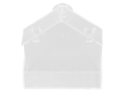 Comedouro de Janela em Acrílico Prático e Simples para Pássaros de Estimação LAXISCREED