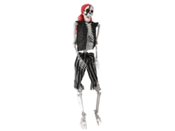 Esqueletos De Halloween Para Decoração De Halloween 165cm, Plástico, 39x17x165cm, Articulações Móveis, Aumenta A Sensação De Imersão