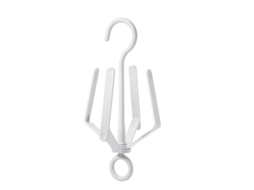 Varal dobrável para sapatos, varal de secagem com escorredor, varal portátil com quatro ganchos para roupas. -aquaforge