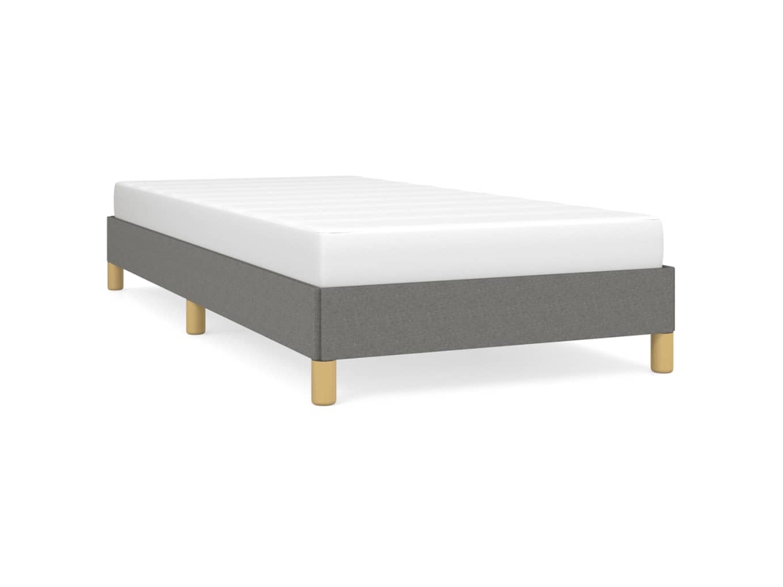 Bed Frame, Bed Frames Vidaxl Cinzeto Tecido (100 X 200 Cm)
