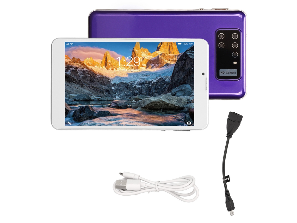 Tablet (chamada Por Telefone Wifi) Tela Ips Hd Android 10 De 7 Polegadas Com Memória Expandível Tablet Para Crianças